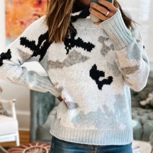 SOLD RD Style Camo Sweater